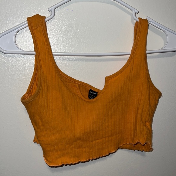 Tops - Orange Crop Top